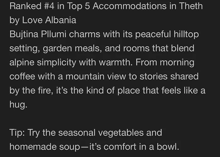 Bujtina Pllumi B&B 3*